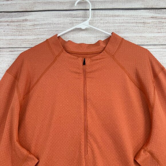 REI Co-Op‎ Lightweight Base Layer Half-Zip Top Women's Size 3XL Orange/Rust - Picture 3 of 12